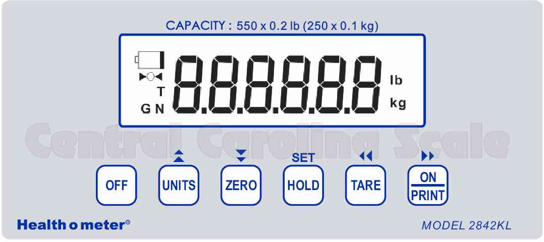 health-o-meter vet scale digital indicator